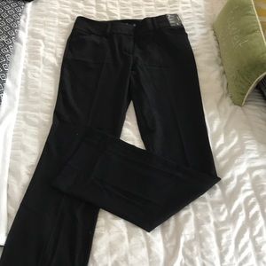 New York and Company Barely Bootcut black slacks